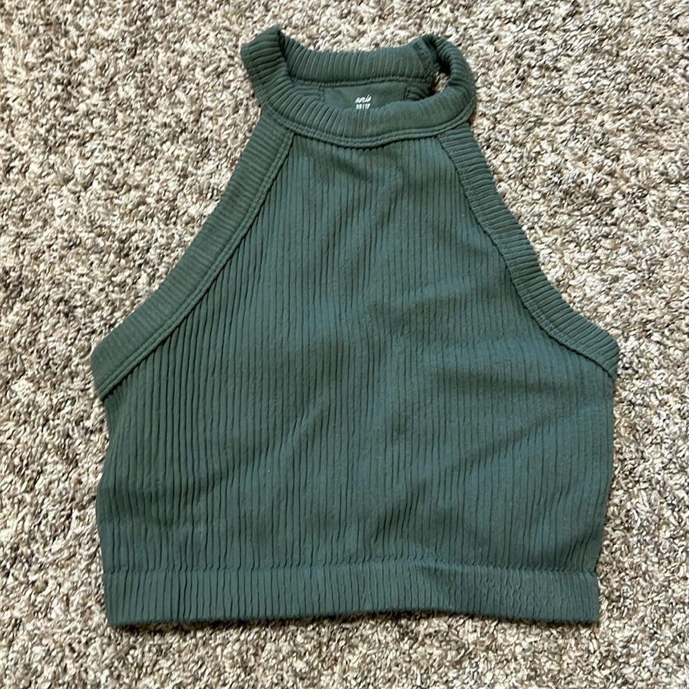 Aerie seamless high neck bra top